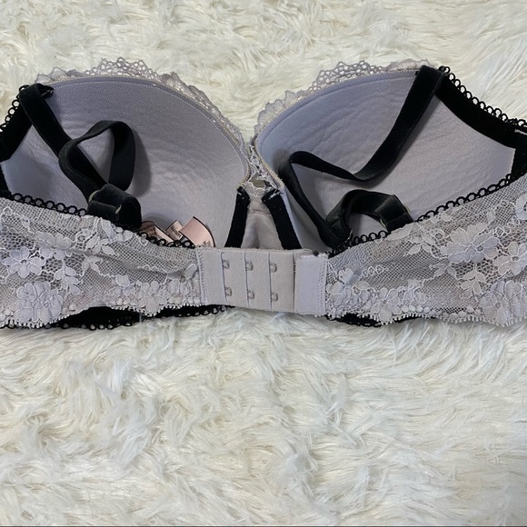 VICTORIA'S Secret Angels Lined Demi Bra. Floral Size 34DD - Picture 5 of 7